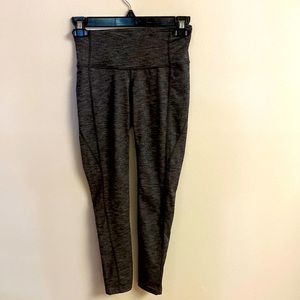 Athleta Capri Womens Leggings Charcoal XXSmall